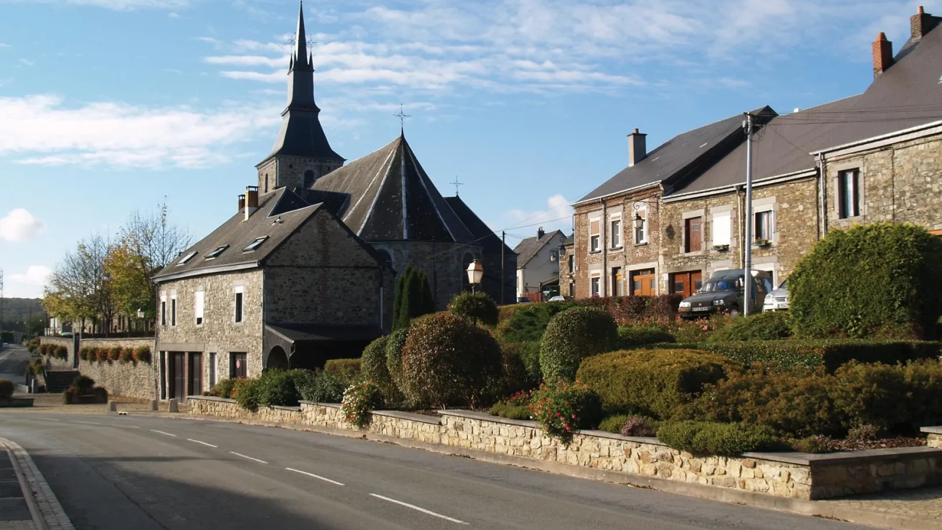 Le village d'Hargnies en ardenne