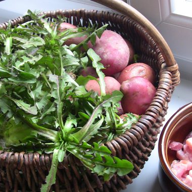 Salade Ardennaise aux pissenlits